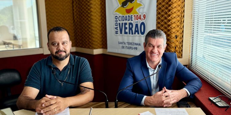 Prefeitura em Ação recebe prefeito Bim e secretário Fábio Bendo para atualização das obras e ações do município 14/11/2025